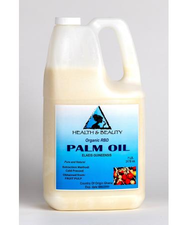 Palm Oil RBD Organic Carrier Cold Pressed Pure 7 LB 1 gal 3178 ml
