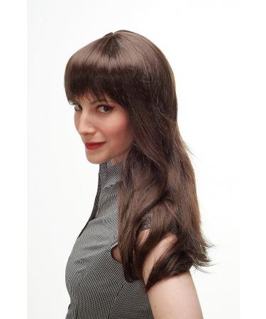 WIG ME UP 3413-6 Brown Long Straight Wig with Prominent Wide Bangs - Perfect for Stylish Looks - Buy Online on SooperMarket.com