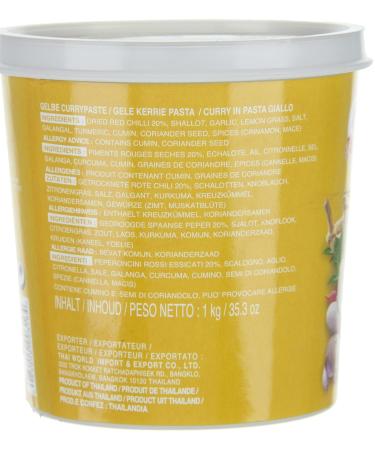 Buy COCK Yellow Curry Paste - 2 Pack (1 kg) | Authentic Thai Flavor for International Shipping - Buy Online on SooperMarket.com