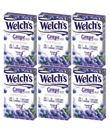 Welchs Singles to Go! Grape 6 Ct .48 Oz (Pack of 6)