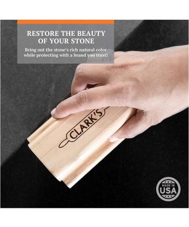 CLARKs Natural Stone Wax | Seal & Protect Soapstone, Slate, Concrete | Carnauba & Beeswax | Kitchen & Bath Countertops | Lemon & Orange Extract | 6oz - Buy Online on SooperMarket.com