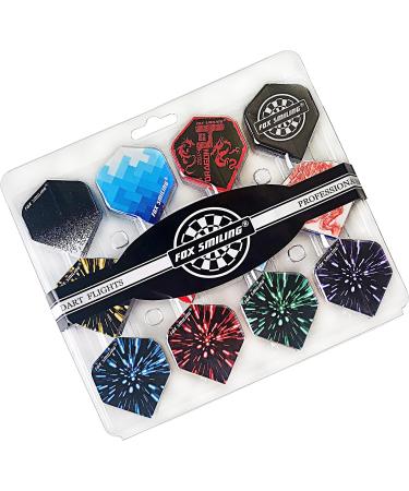 FOX SMILING Dart Flights Accessories Kit - 120PCS (20 Designs) PET Replacement Wings for Steel Tip and Soft Tip Darts - Buy Online on SooperMarket.com