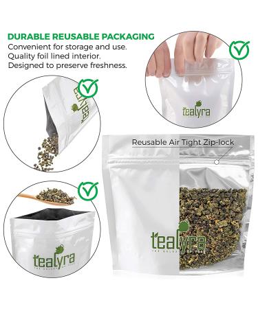 Tealyra Osmanthus Gui Hua Oolong Tea - Taiwanese Loose Leaf Oolong - Sweet Aromatic Taste - 220g (8oz) Organic Tea - Pack of 1 - Buy Online on SooperMarket.com