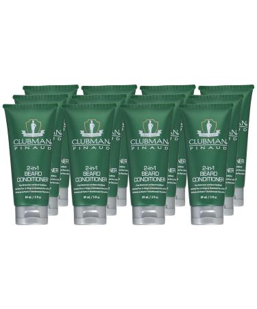 Buy Clubman 2-in-1 Beard Conditioner 3oz - Pack of 12 | Nourish & Style Your Beard | International Shipping Available - Buy Online on SooperMarket.com