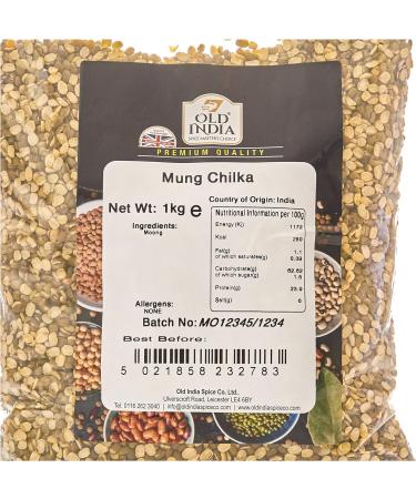 Old India Mung Chilka 1kg - Premium Quality Whole Green Gram for Cooking - Buy Online on SooperMarket.com