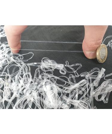 700 PCS Elastics Hair Bands Hair Elastics Small Elastic Bands For Hair Hair Band Small Hair Bands (Clear)