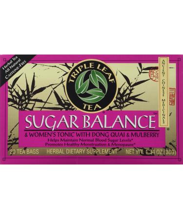 Triple Leaf Teas - Sugar Balance & Women's Tonic Tea 20 bag