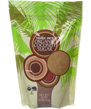 Trader Joe's Organic Coconut Sugar - 16 oz | Natural Sweetener for Baking & Cooking - Buy Online on SooperMarket.com