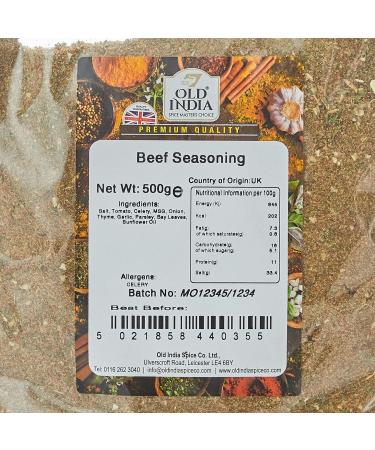 Old India Beef Seasoning 500g - Authentic blend for flavorful beef dishes - Buy Online on SooperMarket.com