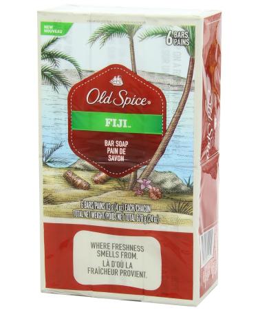 Old Spice Fresh Collection Fiji Scent Bar Soap - 24 Oz, Pack of 6 - Buy Online on SooperMarket.com