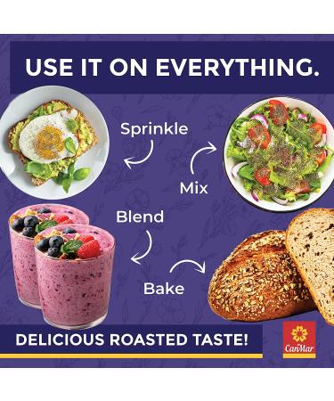 CanMar Organic Hemp Seeds (12oz) - Milled & Roasted | Plant-Based Protein | Omega-3, Omega-6, GLA | Fiber-Rich & Gluten-Free - Buy Online on SooperMarket.com
