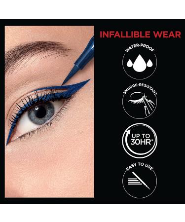 L'Oreal Paris Infallible Grip Precision Felt Eyeliner- Smudge Resistant, Long Lasting Waterproof Eyeliner in Grey - 0.03 fl oz (Pack of 1) - Buy Online on SooperMarket.com