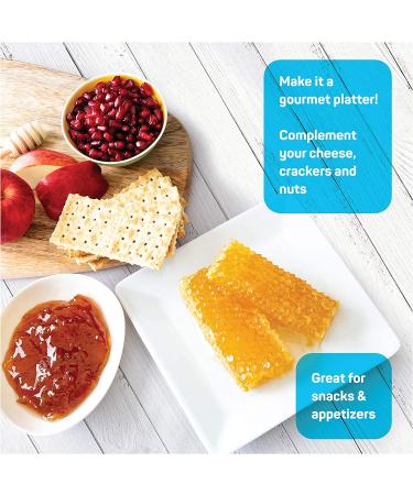 Palermo Honeycomb - 100% Edible, All-Natural Gourmet Raw Honeycomb - 14 oz Pack of 1 - Buy Online on SooperMarket.com