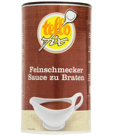 tellofix gourmet sauce for roasts - dark roast sauce for cooking and refining - without preservatives - 1 x 752 g single