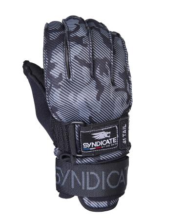 HO 41 Tail Inside Out Mens Waterski Gloves Black/Camo Sz XXL
