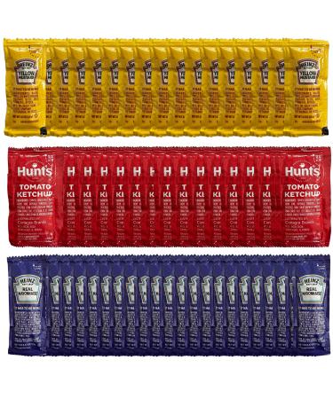 TSHomeGoods Ketchup Mustard Mayo Packets Good For Travel,For Everyday, For Restaurant, For Party's(150 Pack)