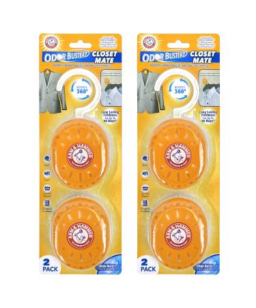Arm & Hammer Odor Busterz Closet Mate, 4 Count Deodorizer