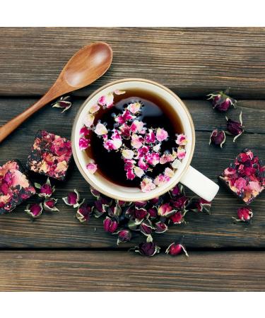 Zyanna Rose Black Tea - Premium Loose Leaf Tea with Rose Petals - 100g (3.53oz) - 50 Cups - Natural Ingredients - Brew Hot or Iced Tea - Buy Online on SooperMarket.com