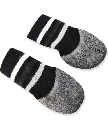 Trixie 19523 Dog Socks - Anti-Slip Medium/Large 2 Pcs - Black | International Shipping Available - Buy Online on SooperMarket.com