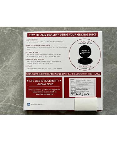 Core Sliders for Full Body Exercise | Double-Sided Gliding Discs for Carpet & Parquet | Effective Core Training & Home Workouts - Buy Online on SooperMarket.com