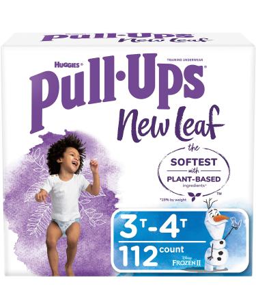 Pull-Ups New Leaf Boys' Disney Frozen Potty Training Pants Training Underwear, 3T-4T, 112 Ct 3T-4T (Pack of 112)