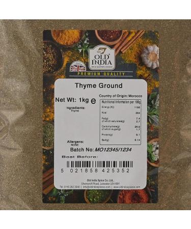 Old India Thyme Ground 1kg - Premium Quality Spices - Pack of 1 - Buy Online on SooperMarket.com