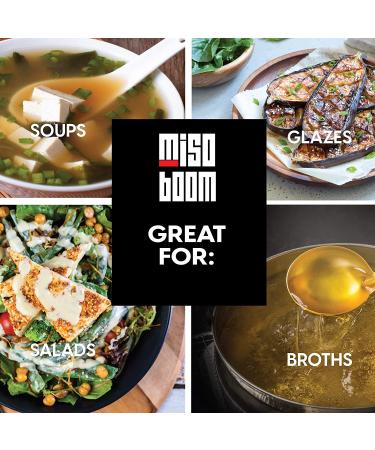 Miso Boom Red (Aka) Miso Soybean Paste 2.2 lb - Non-GMO, No MSG, Vegan - Buy Online on SooperMarket.com