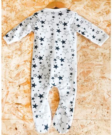 West Ham Baby Sleepsuit | 6-12 Months | 100% Cotton | UK Designed & Printed - Buy Online on SooperMarket.com