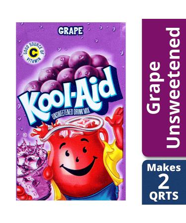 Kool-Aid Unsweetened Caffeine Free Grape Zero Calories Powdered Drink Mix - 1 Pitcher Packet - Buy Online on SooperMarket.com