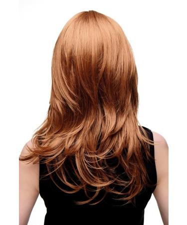 WIG ME UP 4038-27C Dark Blonde & Red Long Wavy Wig - Medium Blonde Hair Tips | International Shipping Available - Buy Online on SooperMarket.com