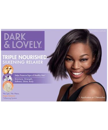 SoftSheen-Carson Dark and Lovely Healthy Gloss 5 Moisturizing No-Lye Relaxer with Shea Butter  Super 1 Count (Pack of 1) Relaxer - Super