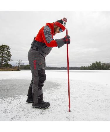 Eskimo CH7 52.5-inch Single-Action Ice Chisel - Red | Lightweight and Durable - Buy Online on SooperMarket.com