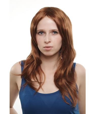WIG ME UP SA017-30B130 Ladies Wig - Red Mix Straight Long with Middle Parting | Shop Internationally - Buy Online on SooperMarket.com