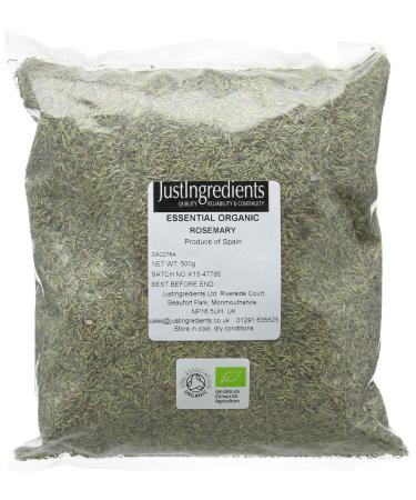 JustIngredients Bio-Rosmarin Organic Rosemary 1er Pack (1 x 500 g) 500 g (Pack of 1)