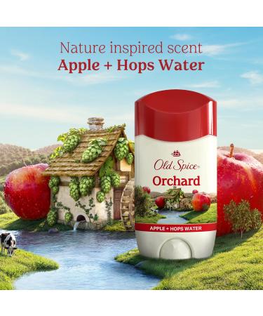 Old Spice Dry Feel Antiperspirant Deodorant for Men 24/7 Long Lasting Freshness 24/7 Sweat & Odor Protection Gentle on Skin with Skin Conditioners Orchard with Apple & Hops Water Scent 2.6 oz - Buy Online on SooperMarket.com