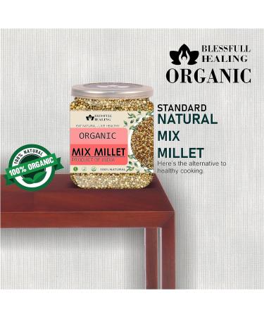 Blessfull Healing Organice Mix Millet 2 lb (907 Gram) - Buy Online on SooperMarket.com