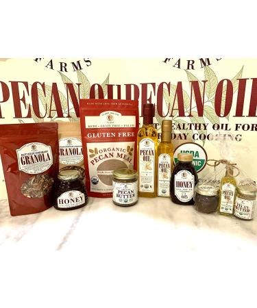 Organic Pecan Butter - Handmade, Keto Friendly, Gluten Free, USDA Certified, All Natural with Sea Salt - No Added Sugar - Buy Online on SooperMarket.com