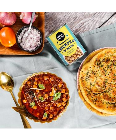Urban Platter Ready To Use Chickpeas in Brine 400g (Canned Drained Weight 240g) - Buy Online on SooperMarket.com
