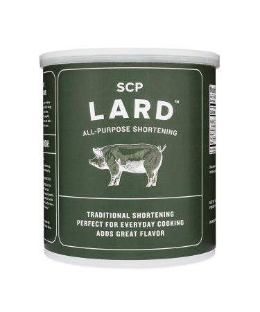 South Chicago Packing Traditonal LARD Shortening, 42 Ounces, Specialty Baking Shortening and Cooking Fat