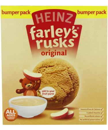 Heinz Farley's Rusks, Original Flavor, 300g Boxes (Pack of 6)