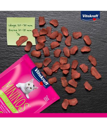 Vita Power Mininos Jolly Jolly Duck Snack Slices for Cats - Low Fat No Added Sugar Perfect Reward & Pampering Treats (13x40g) - Buy Online on SooperMarket.com