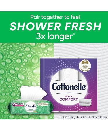 Cottonelle GentlePlus Flushable Wet Wipes with Aloe & Vitamin E - 252 Total Wipes, 6 Packs Adult Wet Wipes - Buy Online on SooperMarket.com