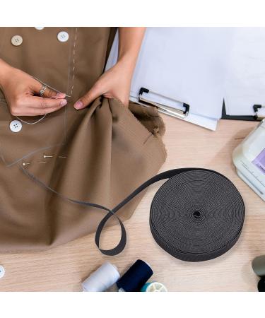 Elastic Band 0.6 x 11 Yards - Black Sewing Elastic Straps for Fabric Waistband - Buy Online on SooperMarket.com