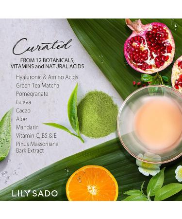 Lily Sado Tea+C Green Tea + Vitamin C Super Serum - Organic Vegan Anti-Wrinkle Moisturizer for Luscious Radiant Skin - Women & Men - Buy Online on SooperMarket.com