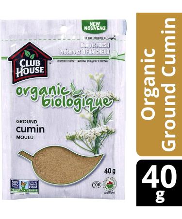 Club House Quality Natural Herbs & Spices Organic Ground Cumin 40g 1.4 Ounce (Pack of 1) - Buy Online on SooperMarket.com