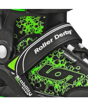 Roller Derby ION 7.2 Inline Skates | Aluminum Frames | Adjustable Sizing (2-5) | Medium Fit - Buy Online on SooperMarket.com