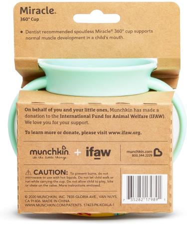 Munchkin Miracle 360 Wildlove Trainer Cup 6Oz/177Ml Koala - Buy Online on SooperMarket.com