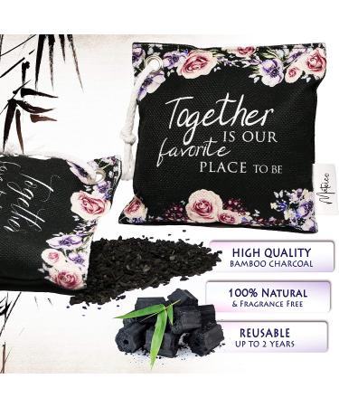 4200g Mateico Bamboo Charcoal Air Purifying Bag - Nature Fresh Odor Absorber for Home, Car, Pets - Breathe Green Charcoal Bags - Black - Buy Online on SooperMarket.com