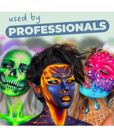 Blue Squid PRO Face Paint - Classic Forest Green (30gm) Water Activated Makeup for Halloween SFX | Professional Body Paint for Adults & Kids - Buy Online on SooperMarket.com