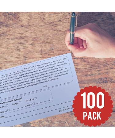Kennel Cards 5x8 Inches (100 Pack) for Kennels, Shelters, Veterinarians, Vets & Groomers - Buy Online on SooperMarket.com